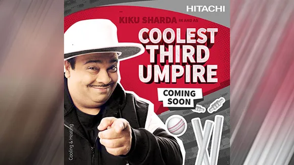Kiku Sharda features in Hitachi's 'Coolest Third Umpire' campaign
