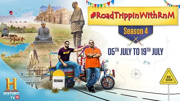 HistoryTV18's digital-first travelogue #RoadTrippinwithRnM returns with season 4