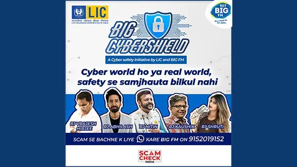 Big FM partners with ScamCheckIndia to fight cybercrime through 'Big Cybershield' campaign