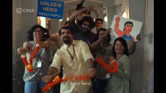 Olympic gold medallist Neeraj Chopra joins Jim Sarbh in Cred's new campaign 