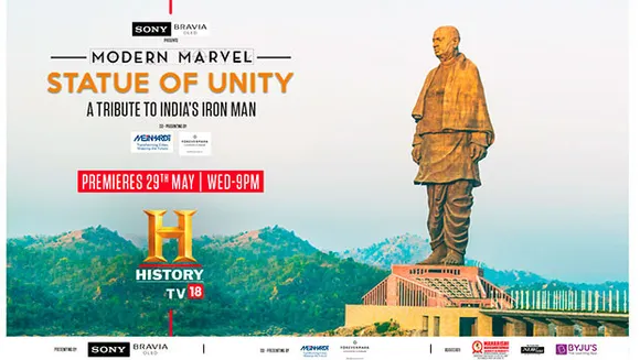 Trace the story behind the Statue of Unity on History TV18 on May 29