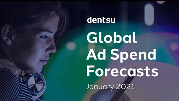 Global ad spend expected to grow by 5.8% in 2021; forecast to grow by 5.9% in Asia-Pacific 