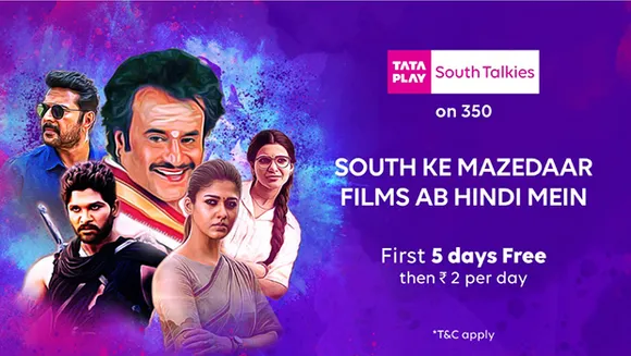Tata Play South Talkies to present world television premiere of famous regional films dubbed in Hindi