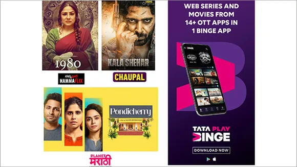 Tata Play Binge adds Planet Marathi, NammaFlix and Chaupal to its list of offerings