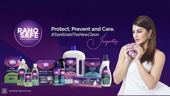 Jacqueline Fernandez is brand ambassador for Pee Safe's Raho Safe products