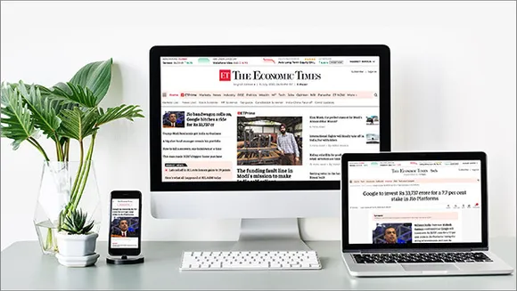Online business news destination 'The Economic Times' gets more immersive and engaging