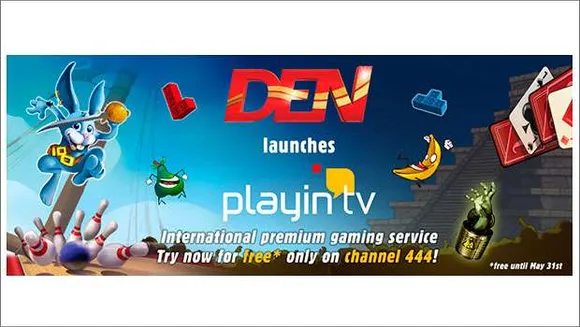 DEN Networks launches gaming service in India