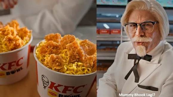 KFC's Colonel introduces the new KFC Popcorn Bowl 'Made with Maggi' in latest TVC
