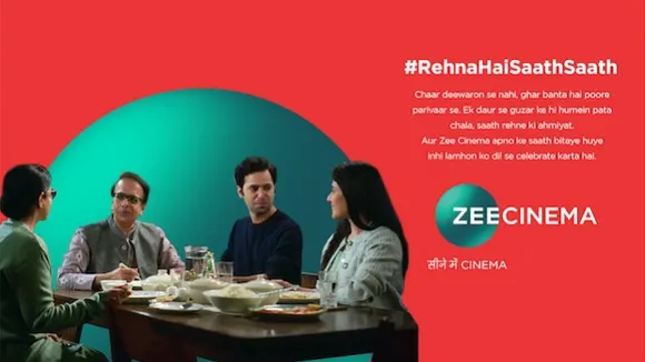 Zee Cinema celebrates the strength of togetherness with their new brand campaign 'Rehna Hai Saath Saath'