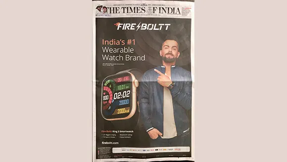 Netizens heavily troll Fire Boltt's print ad