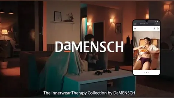 What made DaMENSCH choose the comic route for their 'ad-in-an-ad' innerwear campaign?