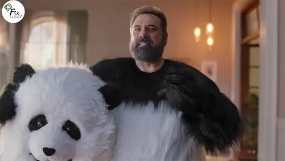 Actor Boman Irani turns up as Panda in Fixderma's #ByeByeDarkPatches campaign