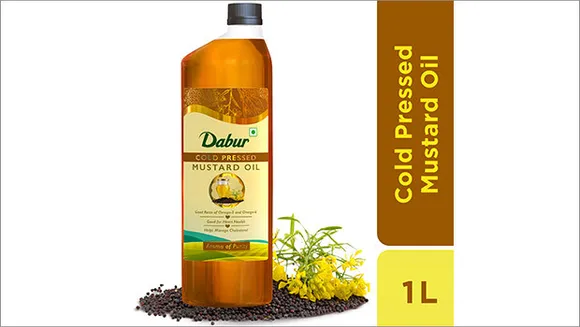 Dabur forays into edible oil market, launches 'Dabur Cold Pressed Mustard Oil' 