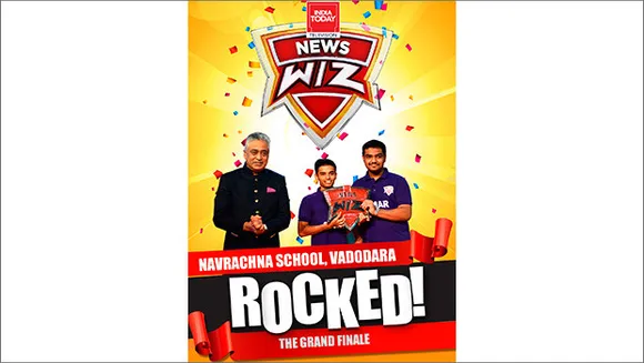 Navrachna School Vadodara wins India Today Television's News Wiz 2017