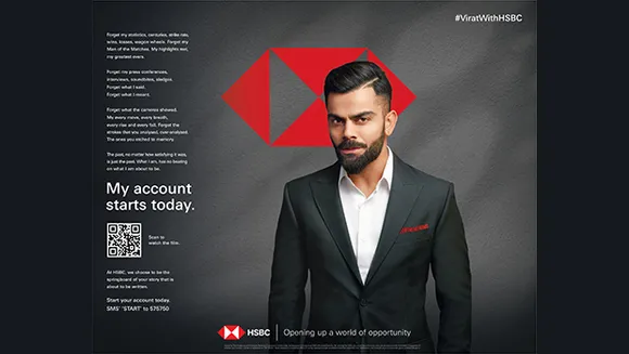 Virat Kohli features in HSBC India's new campaign “My Account Starts Today”