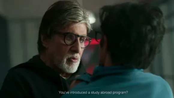 Amitabh Bachchan loses his cool in the latest digital film for upGrad Abroad