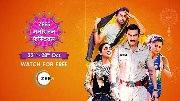 Zee5's 'Manoranjan Festival 2022' provides AVOD viewers the opportunity to stream premium content