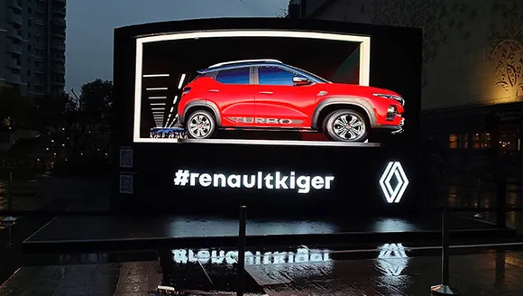 Renault kicks off 3D anamorphic experience in India for its new SUV Kiger