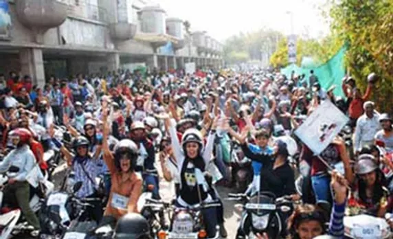 Navbharat Times wins top honors at INMA Awards 2014 for All Women Bike Rally
