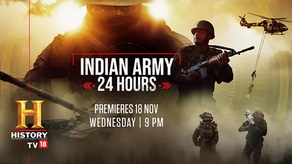 HistoryTV18 to air the gripping documentary 'Indian Army 24 Hours' on November 18