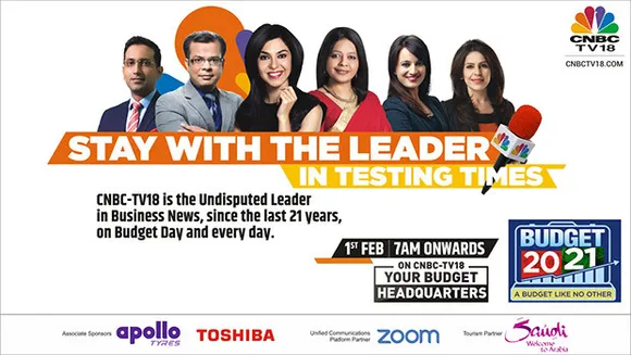 CNBC-TV18 curates a special programming line-up 'A Budget Like No Other' 