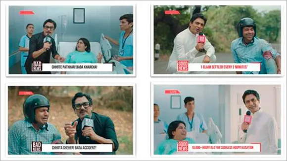 HDFC Ergo Health unveils 'Bad New – Good News' campaign with Nawazuddin Siddiqui