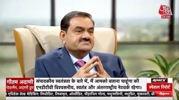 There will be a clear 'Lakshman rekha' between management and editorial at NDTV: Gautam Adani