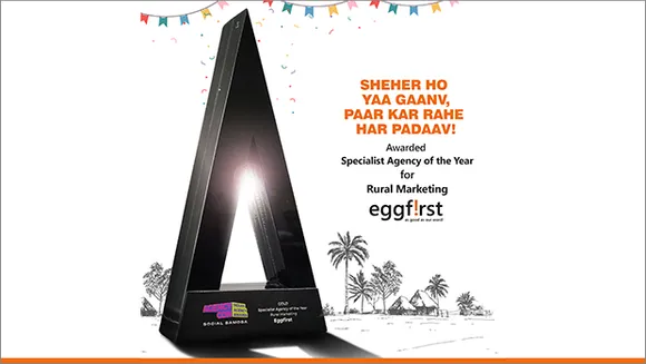 Eggfirst wins 'Specialist Agency of the Year – Rural Marketing' accolade at Indian Agency Awards 2022