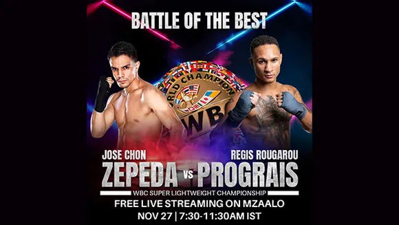 Mzaalo to live stream in India Jose Zepeda vs Regis Prograis match for WBC's Super Lightweight World Championship