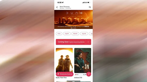 Imax and BookMyShow collaborate for ease of movie discovery