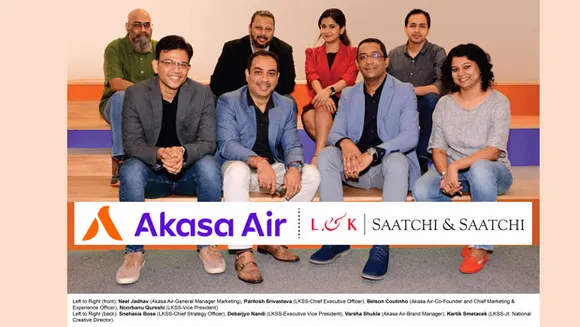 News Flash: L&K Saatchi & Saatchi flies away with Akasa Air's creative mandate