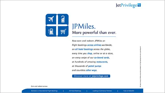 'JPMiles more powerful than ever', says new integrated campaign by JetPrivilege