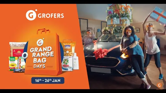 Grofers launches robust campaign to promote ongoing Grand Orange Bag Days sale