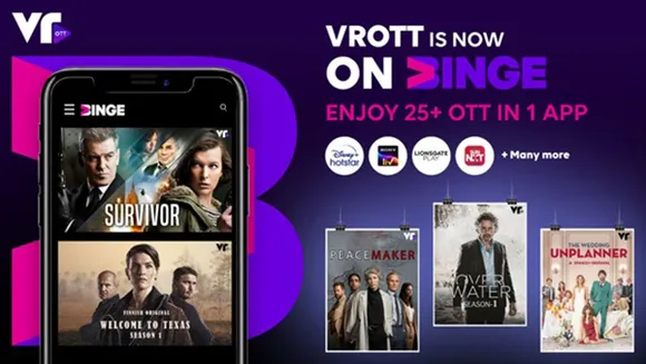 OTT platform VROTT becomes 26th addition to Tata Play Binge platform
