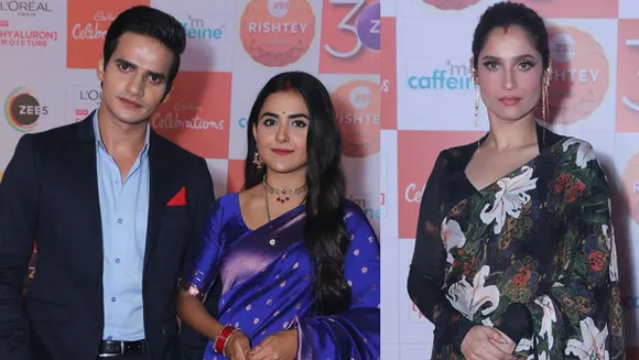 Zee TV stars grace the red carpet of 'Zee Rishtey Awards'