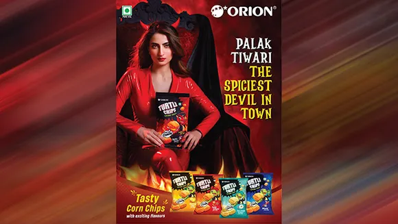 Orion India launches campaign for Turtle Chips with new brand ambassador Palak Tiwari