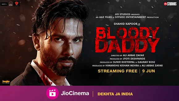 JioCinema to premiere its first direct-to-OTT film 'Bloody Daddy' featuring Shahid Kapoor in June