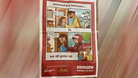 Zomato evokes nostalgia with print ad announcing delivery service from Wenger's and Maxim's Bakers