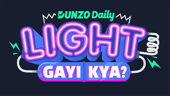 Dunzo's 'Light Gayi Kya' campaign aims to make power outages fun for its customers