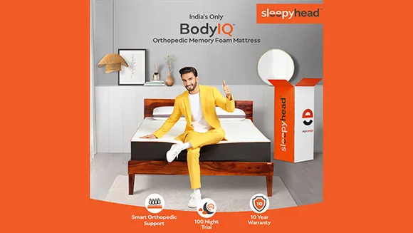 Ranveer Singh advocates Sleepyhead's new offering in the brand's “Fabulous Living” campaign