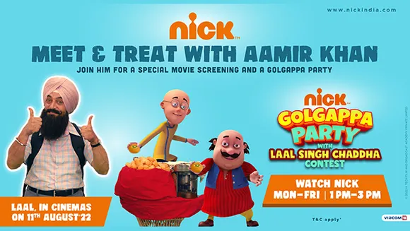 Nickelodeon and 'Laal Singh Chaddha' join forces to entertain families across India