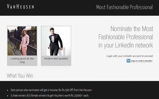 Van Heusen launches campaign on LinkedIn