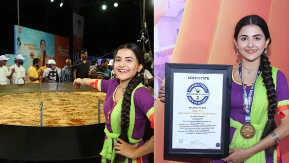 Zee TV creates world record for World's largest 'Jalebi' as part of promotions for 'Mithai' show