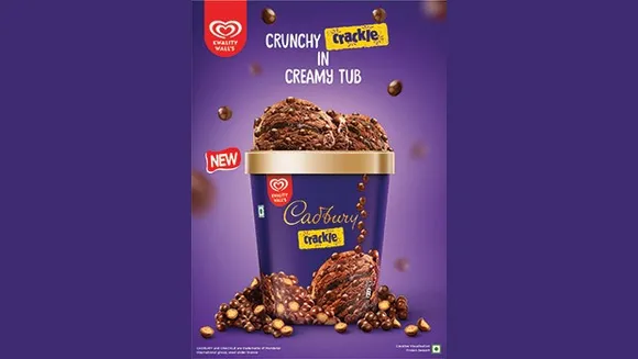 Mondelez and HUL launch the Kwality Wall's Cadbury Crackle Tub in India