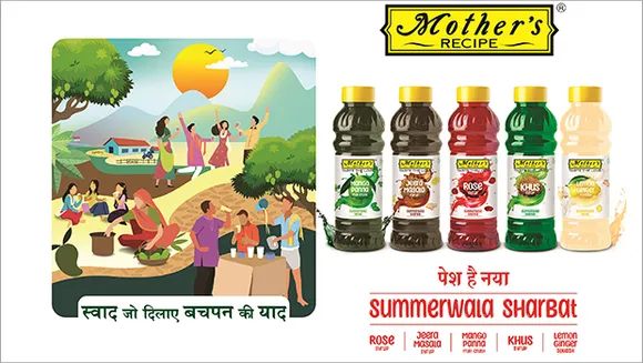 Mother's Recipe unveils its Summerwala Sharbat ad with 'Swad Jo Dilaye Bachhpan Ki Yaad' tagline