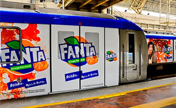 Chennai's two metro trains look fantastic in Fanta's orange