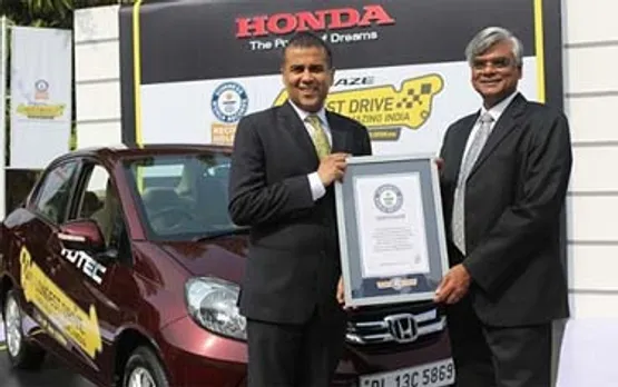 Big FM promotes Honda Amaze's Longest Drive campaign