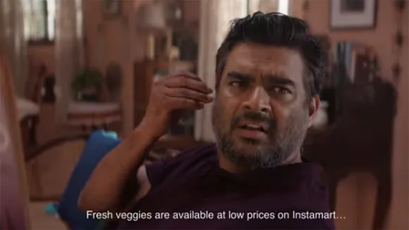 Simran and R Madhavan recreate the everyday banter in a South Indian household for Swiggy Instamart's new campaign