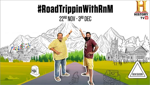 HistoryTV18 brings new season of its digital-exclusive travel series #RoadTrippinWithRnM