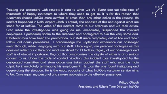 Guest Times: What IndiGo should have written in its apology letter